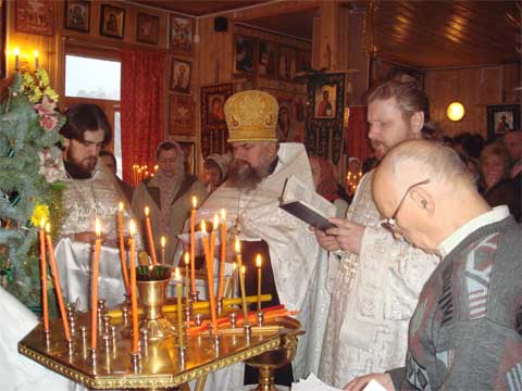 Протоиерей Иоанн, иерей Артемий, диакон Андрей и приснопамятный Анатолий